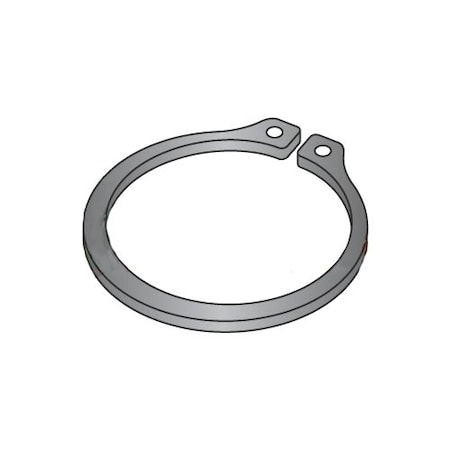 External Retaining Ring, Steel Black Phosphate Finish, 1-1/2 In Shaft Dia, 500 PK